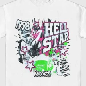 Hellstar 1998 Records White T-shirt