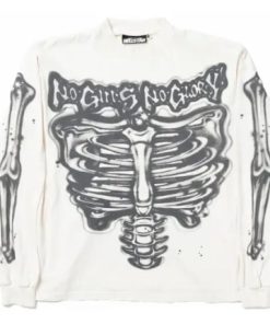 Airbrushed Bones Longsleeve By Hellstar - Hellstar Records