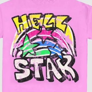 Hellstar Graphic Pink Shirt