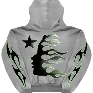 Grey Hellstar Sport Hoodie