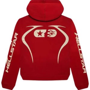 Sporty Red Hoodie By Hellstar