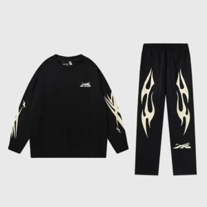 Hellstar Black Sports Tracksuit