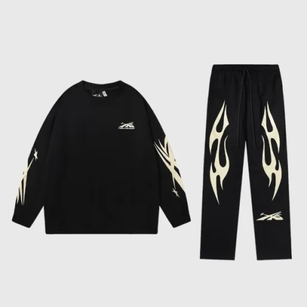 Hellstar Black Sports Tracksuit