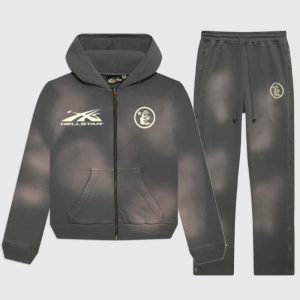 Hellstar Grey Sports Tracksuit