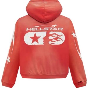 Red Hellstar Studios Zip Hoodie