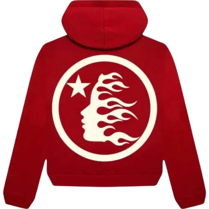 Red Hellstar Uniform Hoodie - HellStar Clothing by Hellstar