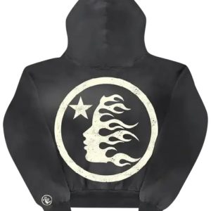 Hellstar Hoodie With Uniform Design In Black