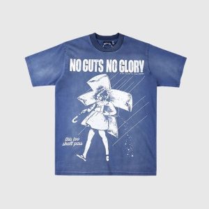 Hellstar _Carry Your Cross_ T-Shirt in Blue